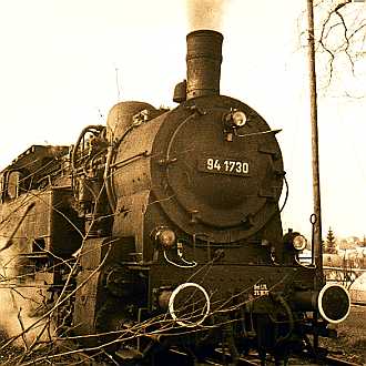 94 1730 er auf Sonderfahrt in Solingen-Gräfrath März 1973