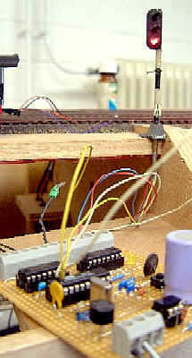 Das Signal aus der Kindheit an einem (selbstgebauten) DCC-Zubehördecoder - und funktioniert