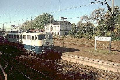 Der Bahnhof Gruiten