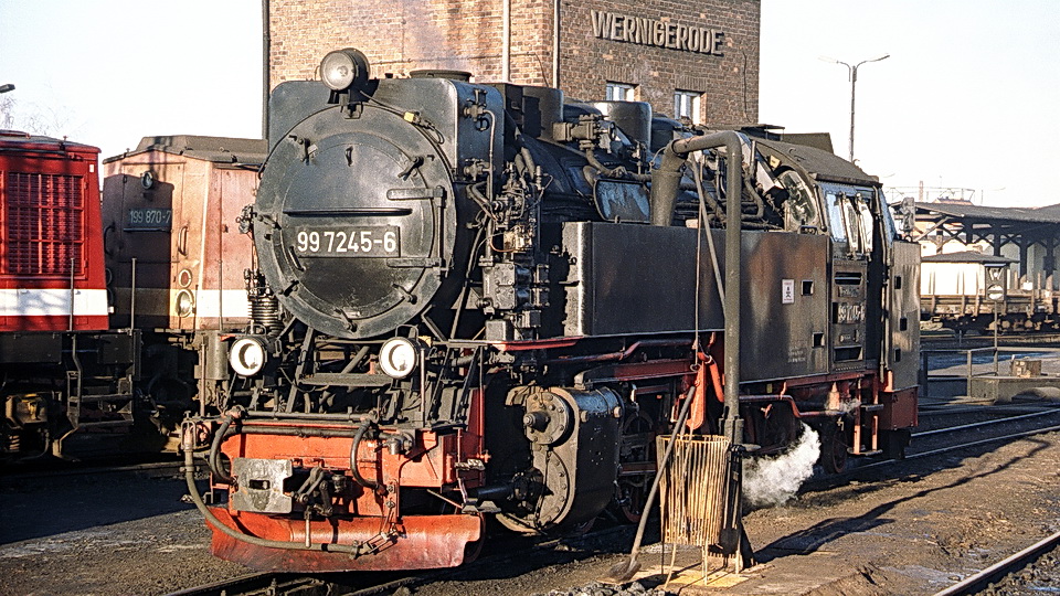 99 7246-5 nimmt Wasser im BW Wernigerode