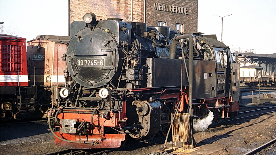 99 7246-5 nimmt Wasser im BW Wernigerode