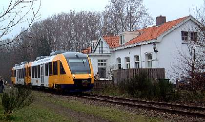 Light Rail trein in Schijndel