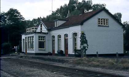 Het stationsgebouw van Schijndel