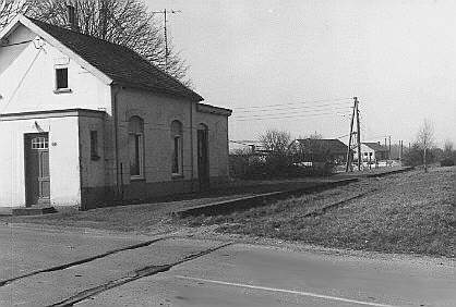 Het verlaten station Asperden even over de grens bij Gennep