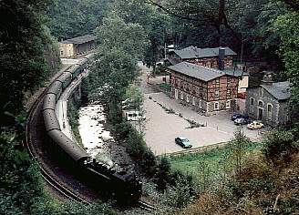 Bahnhof Rabenau und Hotel Rabenauer Mühle